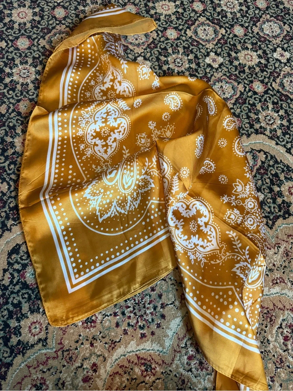 N/A mustard paisley